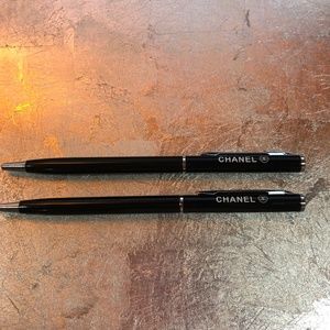 SET OF TWO BLACK BALLPOINT PENS*BRAND NEW*